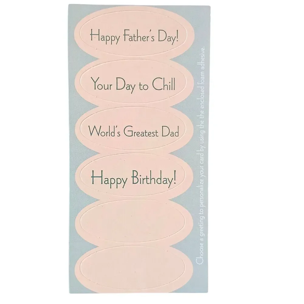 Father's Day Pop Up Card 3D Couch Potato Birthday Dad Dog Up With Paper